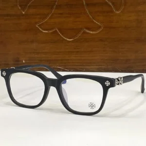 Gothic Cross Flower Glasses Frame Vintage Punk Optica Eyewear Gift for Him/Her
