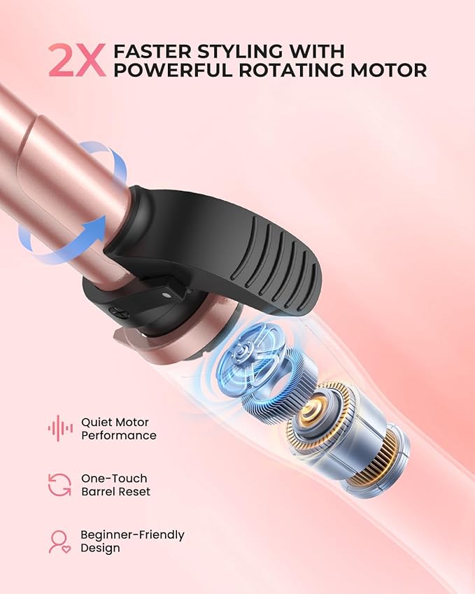 Curling Iron Extra Long Barrel for Long Hair