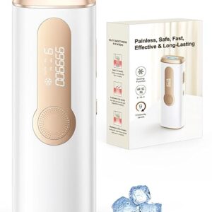 IPL Laser Hair Removal for Women and Men, Ice-Cooling Laser Hair