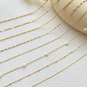 18K Gold Filled Chain Necklace,Pearl Chain,Curb Chian,Box Chain,Paperclip Chain,Twist Chain,Dainty Chain,Gift for Her,Mothers Day Gifts