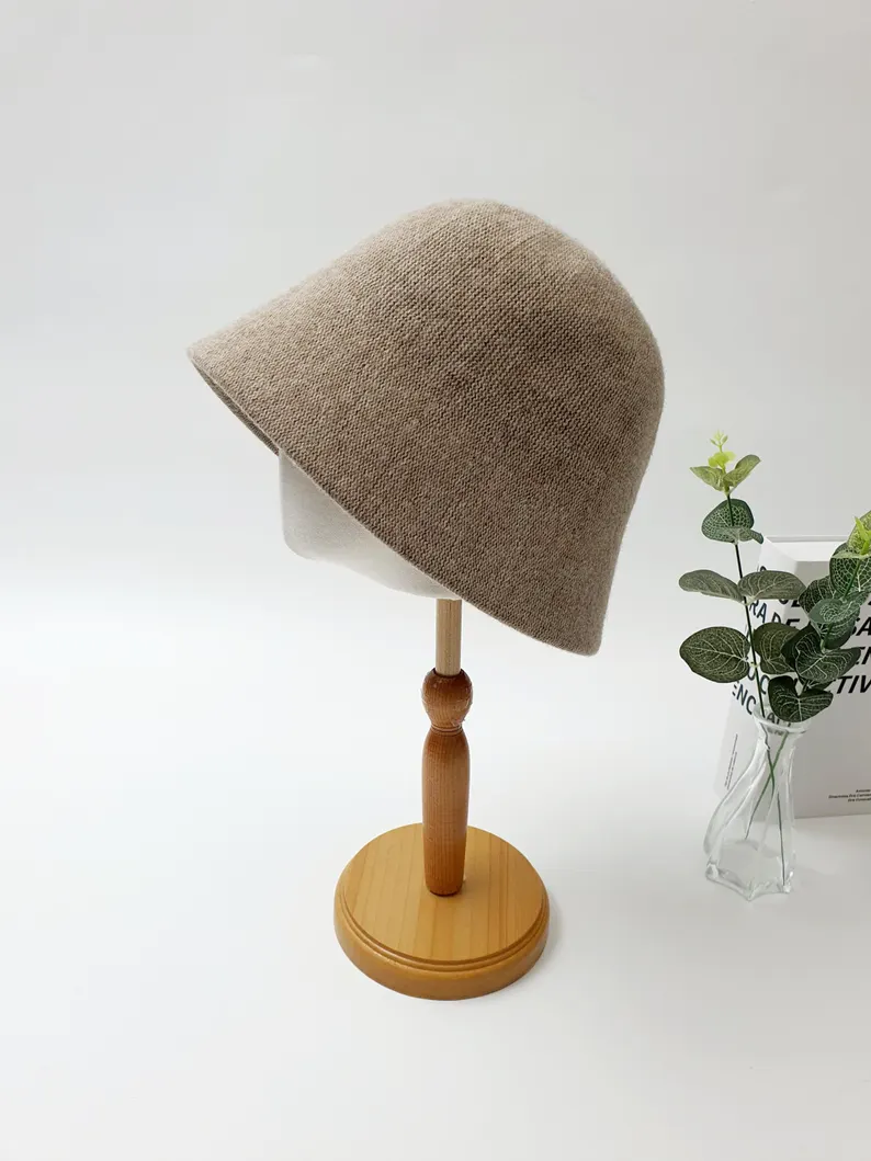 Wool Bucket Hat: Winter Soft Foldable Packable Design