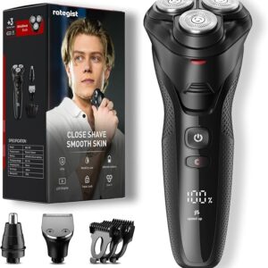 3-in-1 Shaver for Beard/Nose/Sideburns