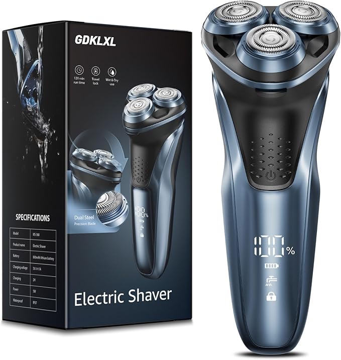 Rechargeable Electric Razor for Men