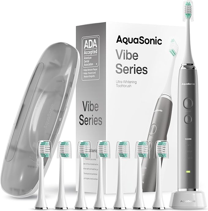 Aquasonic Vibe Series Ultra-Whitening Toothbrush