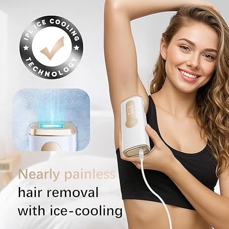 Laser Hair Removal, IPL Laser Hair Removal Device for Women & Men